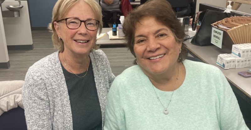 “Debbie's knowledge and expertise plus Hecda’s ability to speak Spanish and their awesome customer service skills make them a perfect pair,” shared Shannon White, Food for Others’ Volunteer Coordinator.